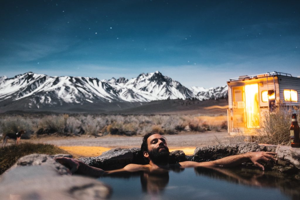 Relax In The Warm Geothermal Tub