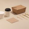 Disposable packaging for restaurant takeaways